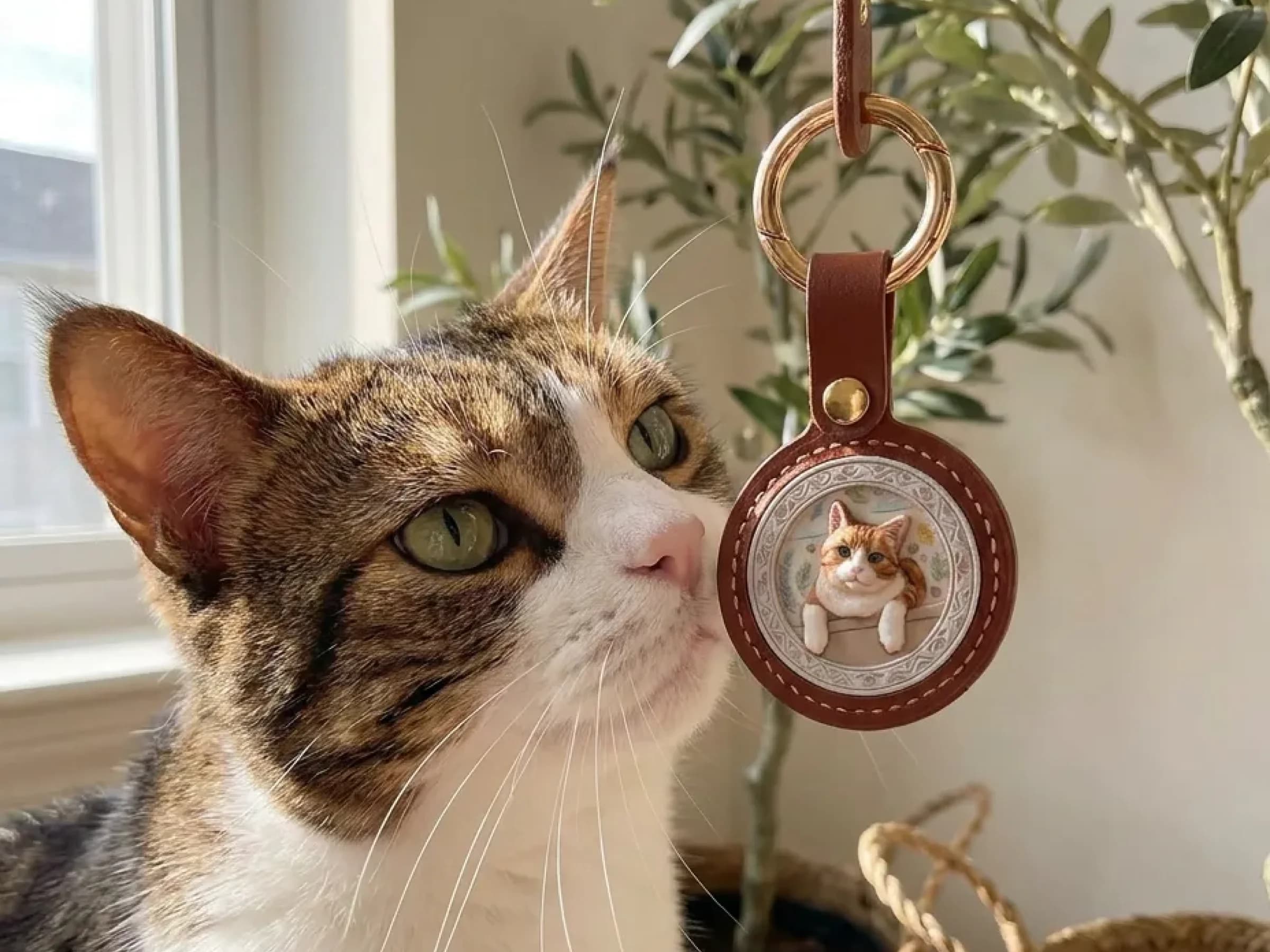 Turn your pet's photo into a keychain